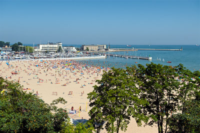 The City Beach In Gdynia