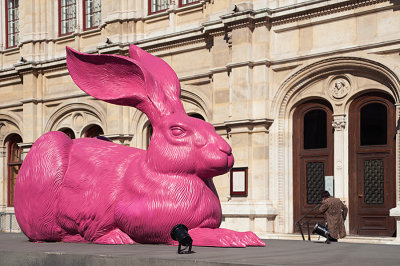 Quaint Pink Hare