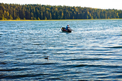 Fishing On Wigry Lake