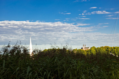 Monastery In Wigry In Distance
