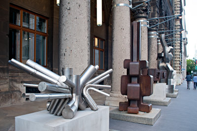Modern Art In Front Of MUSA
