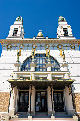 Otto Wagner Church Entrance