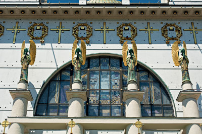 Otto Wagner Church - Entrance Angels
