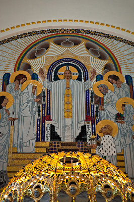 Otto Wagner Church - Main Altar Mosaics