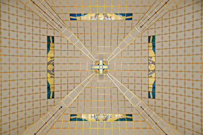 Otto Wagner Church - The Ceiling