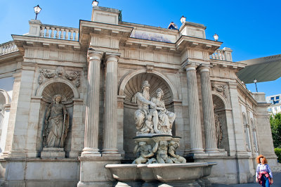 The Danubius Fountain At Albertina