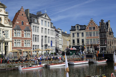 The historical center of Gent