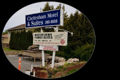 All That's Left Is The Old Cheltenhom Motel Sign