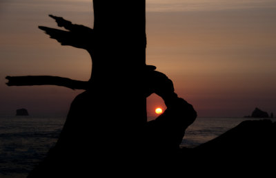 Sunset, Rialto Beach