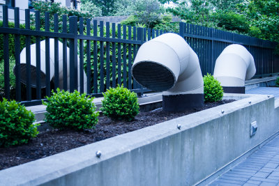 a Vent Shaft Sculpture Garden