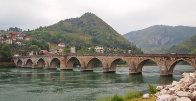The bridge on the Drina in Visegrad