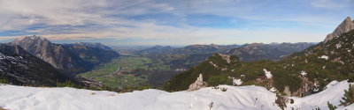 Blick nach Salzburg