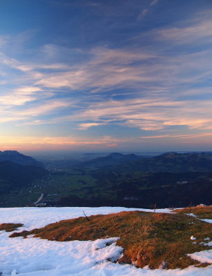 Aussicht vom Gipfelbiwak