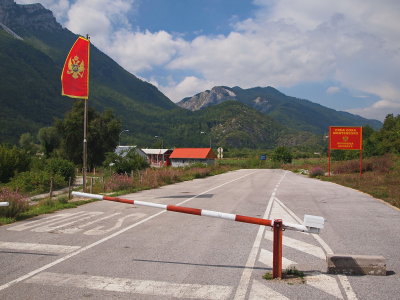 border Montenegro Albania close to Vermosh
