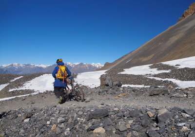 Michael on the way down