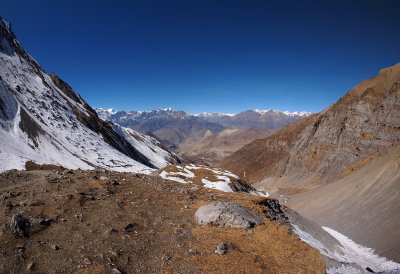 view towards Mustang
