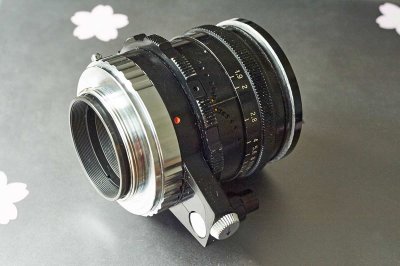 The lens with adapter + L->M adapter