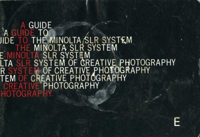 Minolta booklet for late MC era