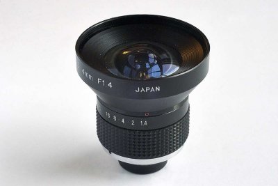 National TV lens 4mm F1.4 (C mount)