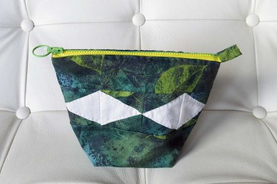 a green pouch