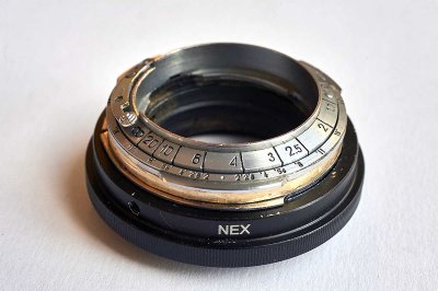 Contax RF lens to Sony E adapter