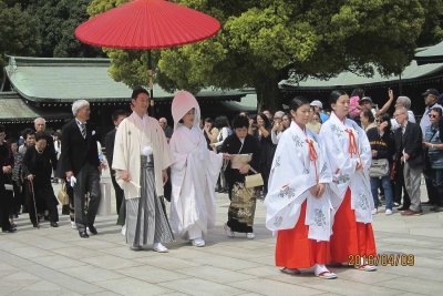 in Meiji Shrine Tokyo