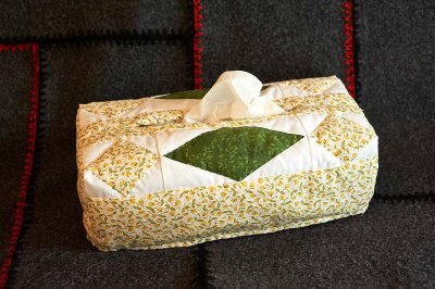 Quilted tissue box