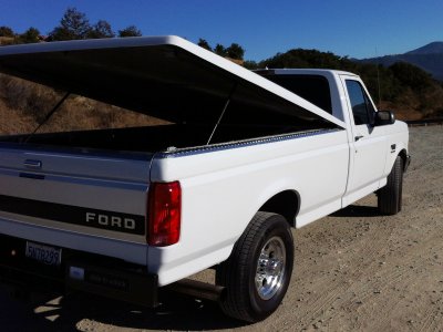 1997 Ford F250 Powerstroke 7.3 diamond plate aluminum bed caps