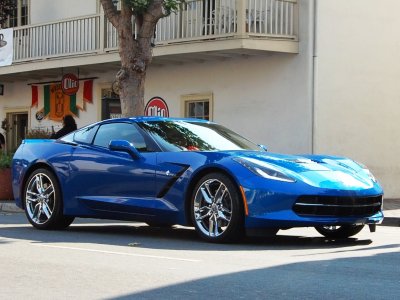 Hot new 2014 Corvette in blue!