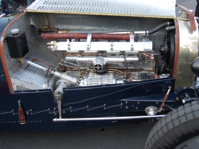 Engine of 7-figure prewar Bugatti