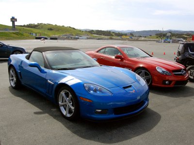 Corvette C6 Grand Sport conv & Mercedes SL63 AMG