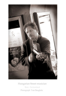 Hungarian street musician