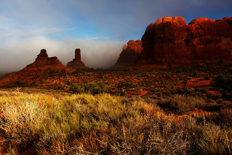 Fog on the Buttes