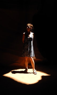 Girl in Canyon