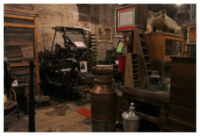  Mark Twain´s Newspaper Room in Virginia City 