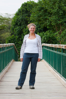 On the bridge