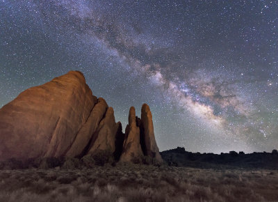 Milky Way over Arches National Park