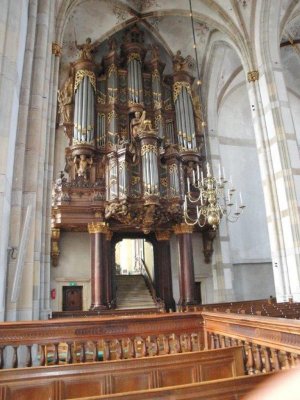 Zwolle, Grote of st. Michalskerk 14 met  trap naar consistorie [040], 2013.jpg