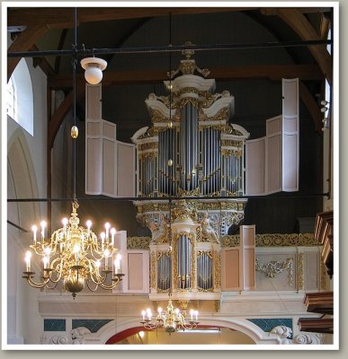 Amsterdam, Waalse kerk orgel van Christiaan Muller, 1734 (foto Pleasure of the pipes).jpg