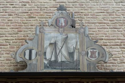 Alkmaar, voorm. NH Grote Kerk Rondgang Tekstbord Scheepvaart 9990 [011], 2014.jpg