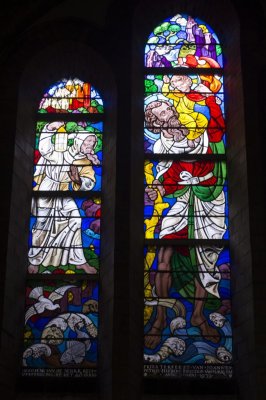 Haarlem, RK Kathedrale basiliek Sint Bavo rondgang Christoffelvenster [011], 2014 0679.jpg