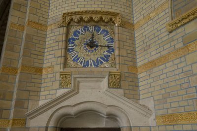 Haarlem, RK Kathedrale basiliek Sint Bavo tableau klok [011], 2014 0680.jpg