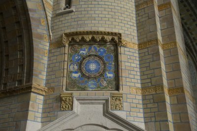 Haarlem, RK Kathedrale basiliek Sint Bavo tableau sterrenbeelden [011], 2014 0688.jpg