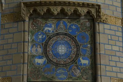 Haarlem, RK Kathedrale basiliek Sint Bavo tableau sterrenbeelden [011], 2014 0735.jpg