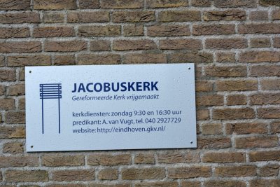 Eindhoven, geref kerk vrijgem Jacobuskerk 11, 2014.jpg