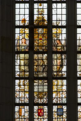 Haarlem, prot gem Grote of Sint Bavokerk Kerstkapel raam [011], 2014 1086.jpg