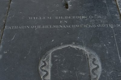 Haarlem, prot gem Grote of Sint Bavokerk grafsteen Bilderdijk [011], 2014 1008.jpg