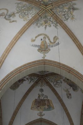 Zutphen, prot gem Walburgiskerk schildering gewelf koor en viering [011], 2014 1236.jpg