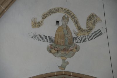 Zutphen, prot gem Walburgiskerk schildering gewelf koor sibille [011], 2014 1237.jpg