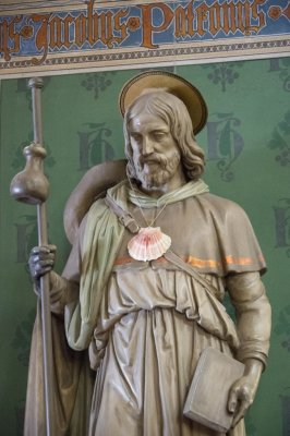 Den Haag RK Sint-Jacobus de Meerderekerk [011], 2015 7730 naamheilige na entree.jpg